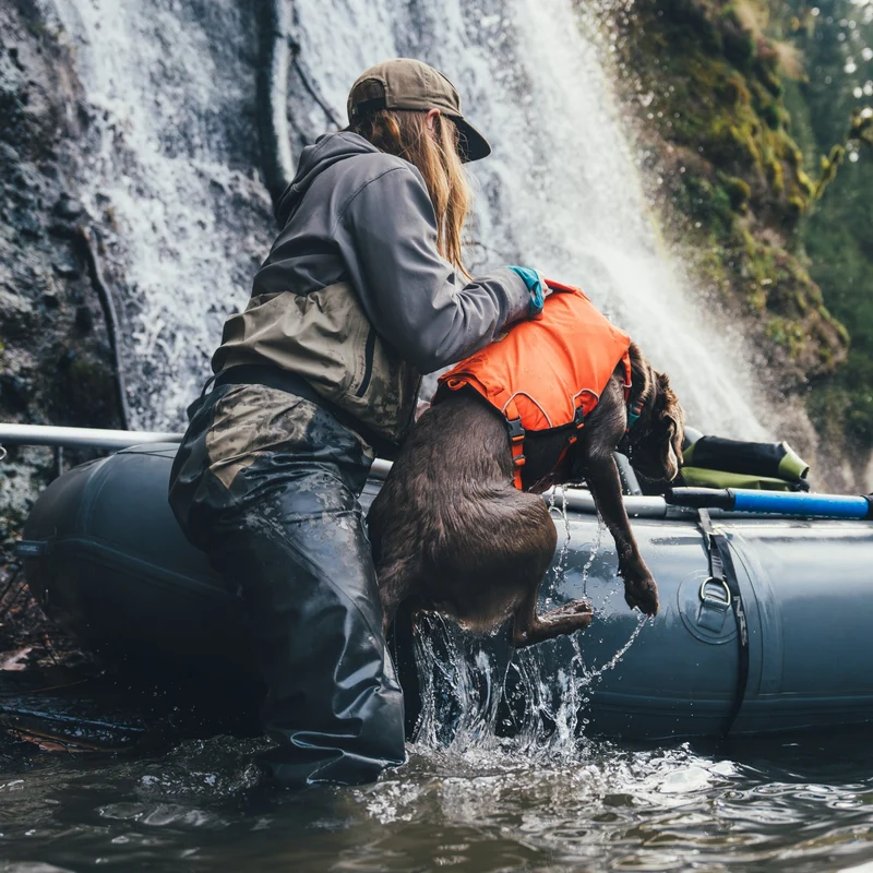Ruffwear Confluence Schwimmweste – Premium Hundeschwimmweste mit Auftriebskörper, Tragegriff & Reflektoren für sicheres Schwimmen, Bootfahren & Wassersport