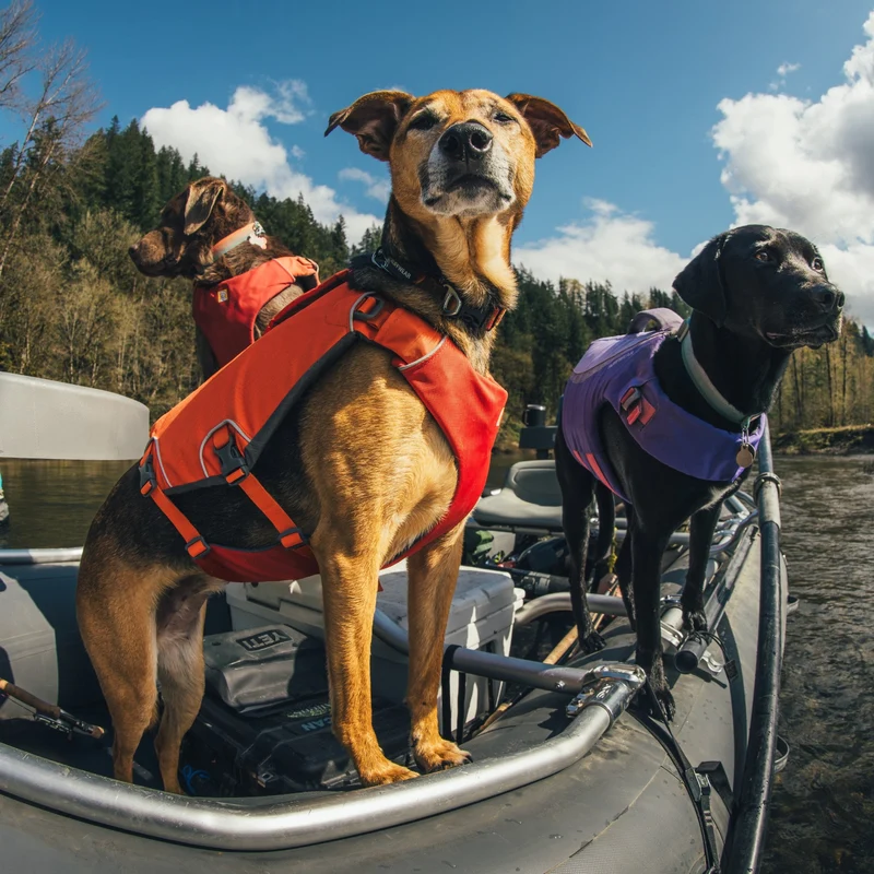 Ruffwear Confluence Schwimmweste – Premium Hundeschwimmweste mit Auftriebskörper, Tragegriff & Reflektoren für sicheres Schwimmen, Bootfahren & Wassersport