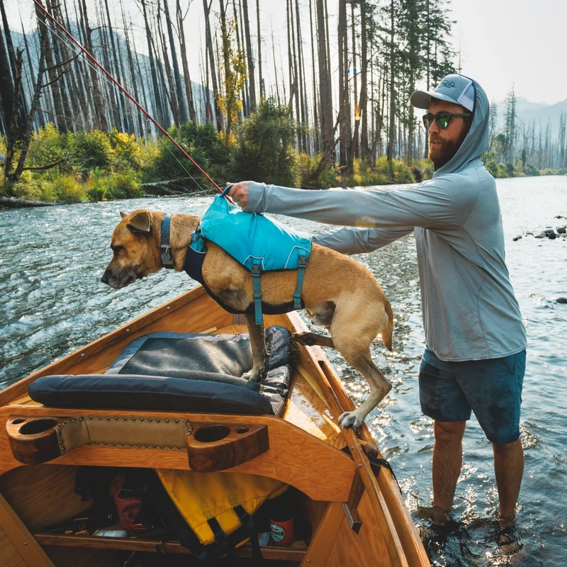 Ruffwear Confluence Schwimmweste – Premium Hundeschwimmweste mit Auftriebskörper, Tragegriff & Reflektoren für sicheres Schwimmen, Bootfahren & Wassersport