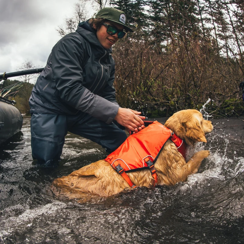 Ruffwear Confluence Schwimmweste – Premium Hundeschwimmweste mit Auftriebskörper, Tragegriff & Reflektoren für sicheres Schwimmen, Bootfahren & Wassersport