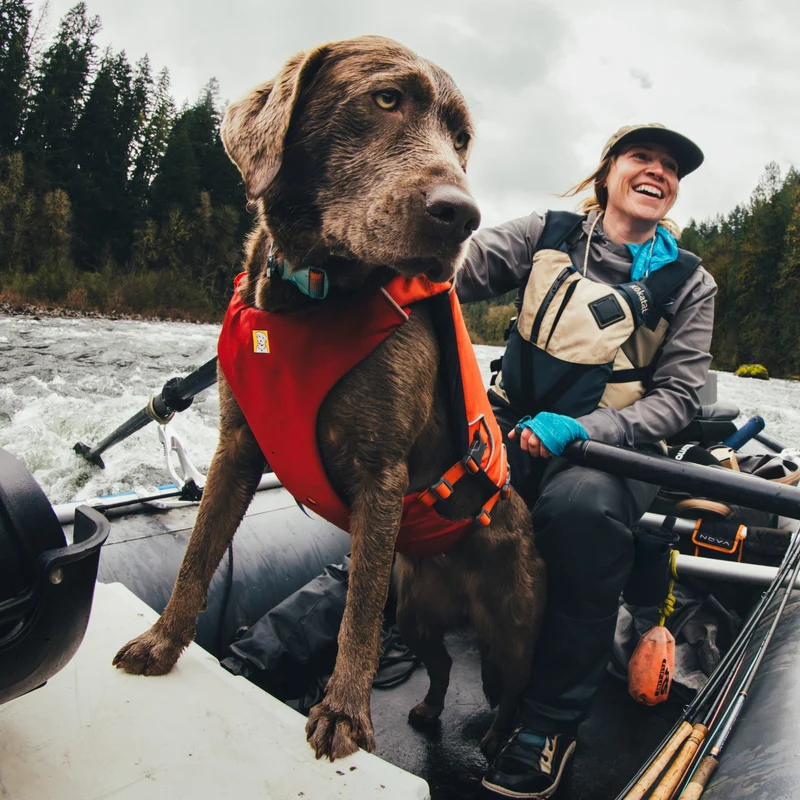 Ruffwear Confluence Schwimmweste – Premium Hundeschwimmweste mit Auftriebskörper, Tragegriff & Reflektoren für sicheres Schwimmen, Bootfahren & Wassersport