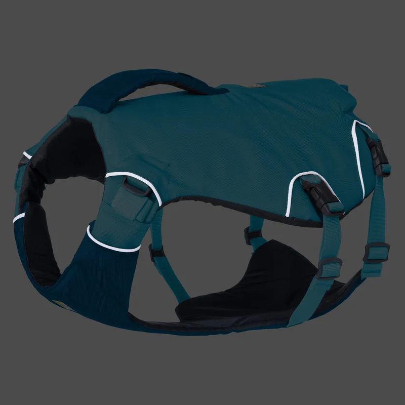 Ruffwear Confluence Schwimmweste – Premium Hundeschwimmweste mit Auftriebskörper, Tragegriff & Reflektoren für sicheres Schwimmen, Bootfahren & Wassersport