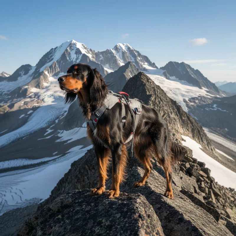 Ruffwear Doubleback Harness – Professionelles Abseilgeschirr für Hunde beim Klettern, Bergsteigen & Canyoning – Maximale Sicherheit für alpine Abenteuer