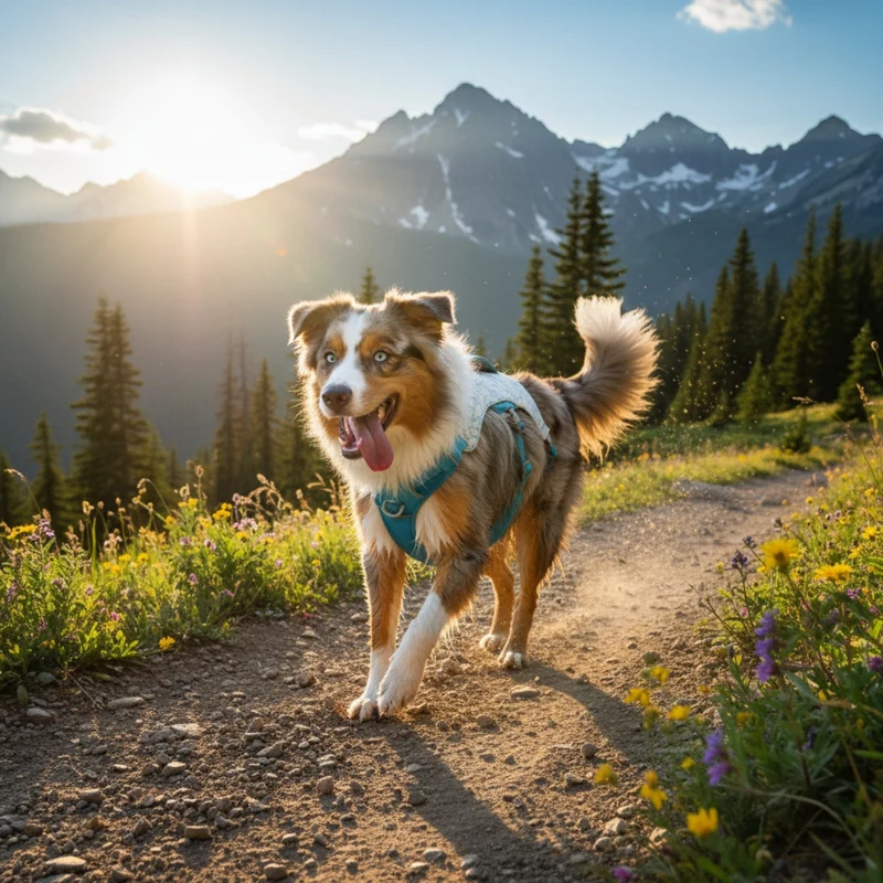 Ruffwear Swamp Cooler Harness – Kühlgeschirr für Hunde bei Hitze | Verdunstungskühlung hält deinen Vierbeiner aktiv & komfortabel | Reflektierende Elemente für Sicherheit bei Dämmerung