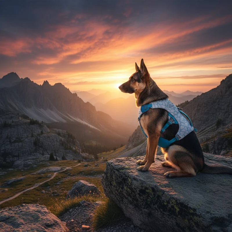 Ruffwear Swamp Cooler Harness – Kühlgeschirr für Hunde bei Hitze | Verdunstungskühlung hält deinen Vierbeiner aktiv & komfortabel | Reflektierende Elemente für Sicherheit bei Dämmerung