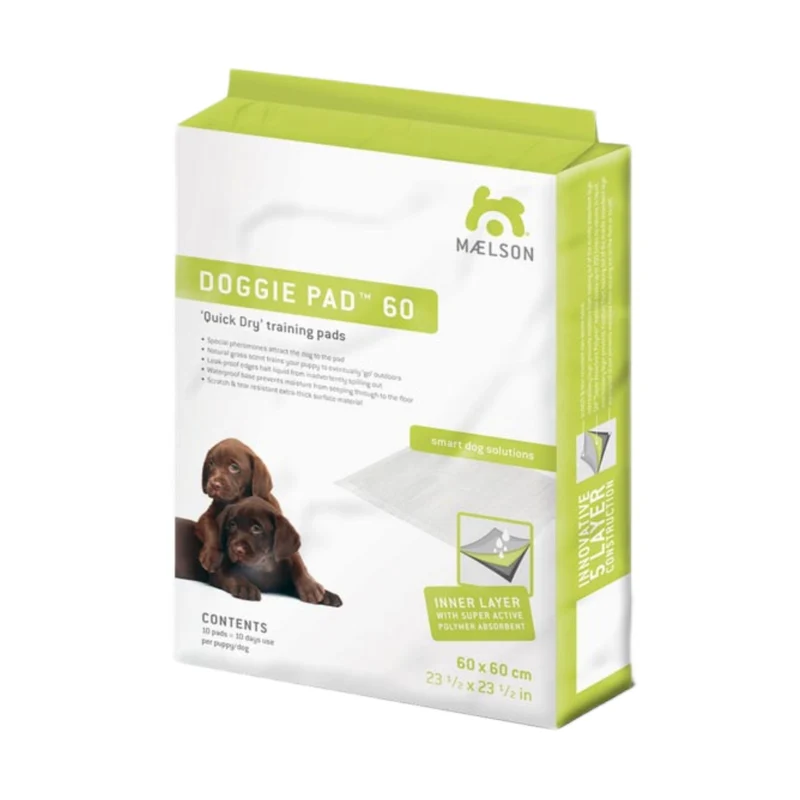 Maelson Doggie Pad – Saugstarke Trainingsunterlagen für Welpen und inkontinente Hunde