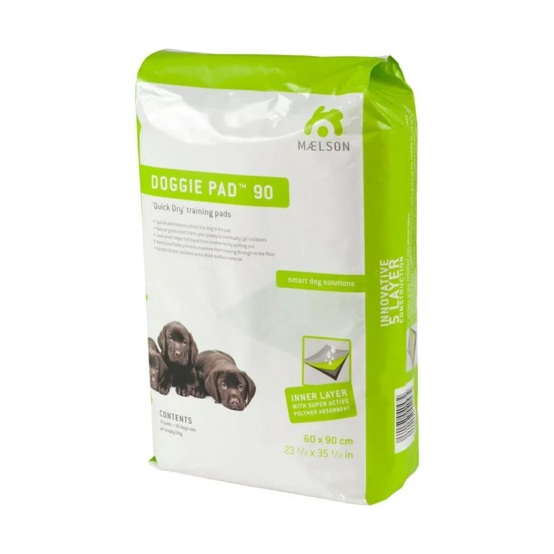 Maelson Doggie Pad – Saugstarke Trainingsunterlagen für Welpen und inkontinente Hunde