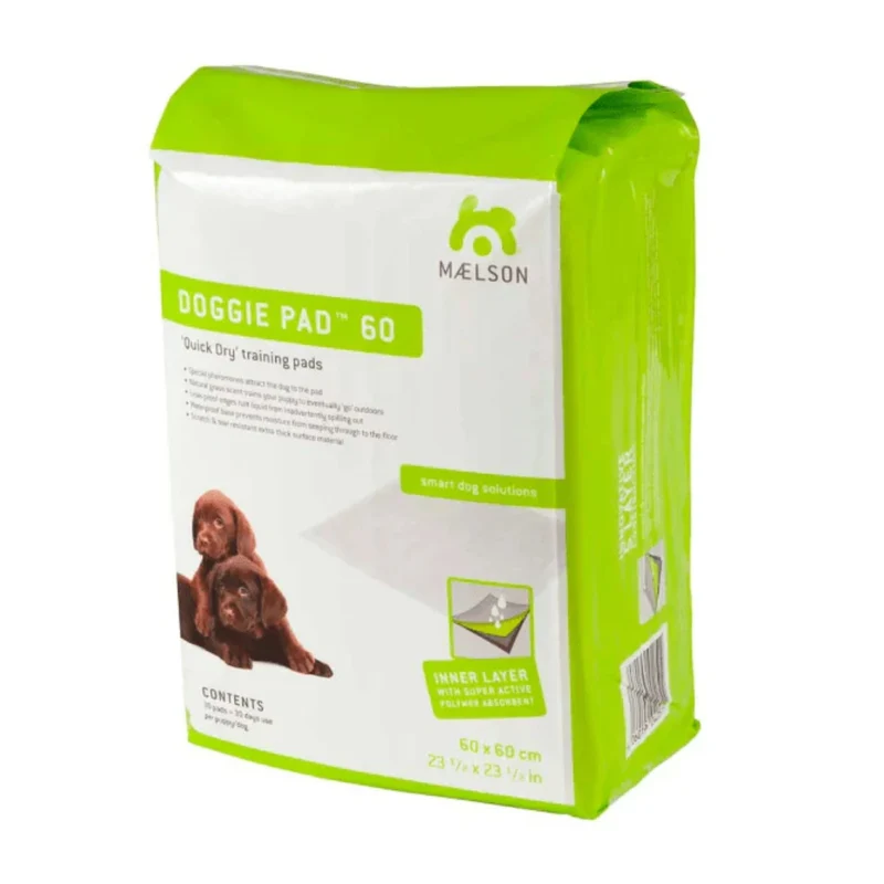 Maelson Doggie Pad – Saugstarke Trainingsunterlagen für Welpen und inkontinente Hunde