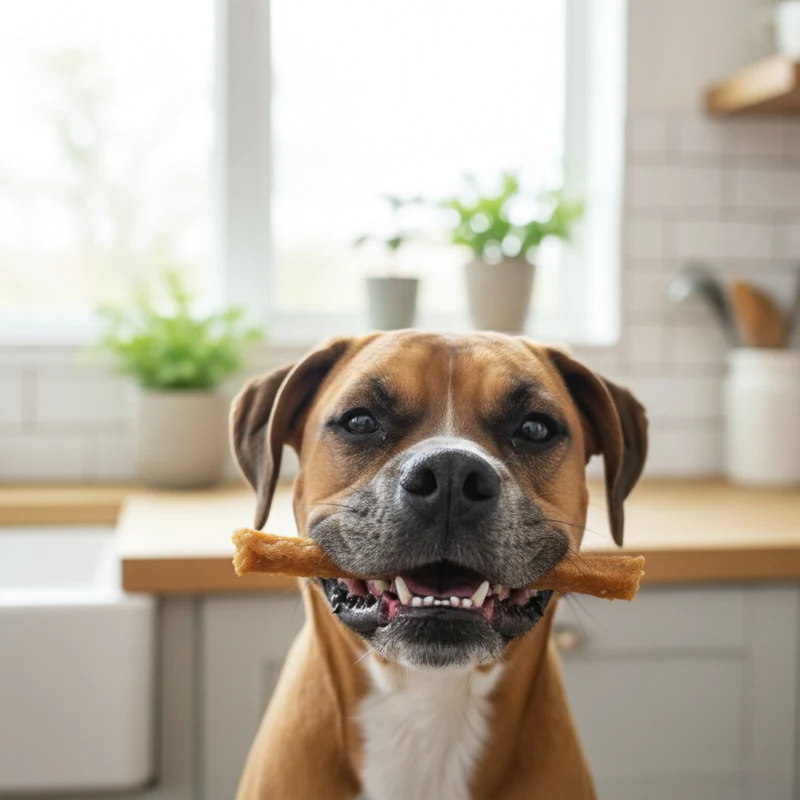 Maelson Treatees Stix Ente – Natürliche Kaustreifen für gesunde Zähne & glückliche Hunde