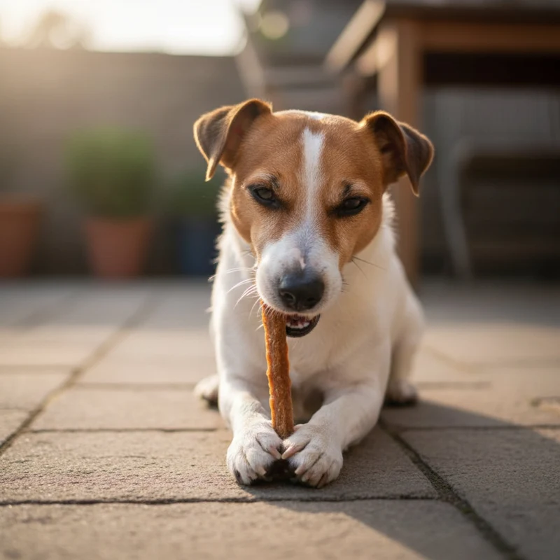 Maelson Treatees Stix Ente – Natürliche Kaustreifen für gesunde Zähne & glückliche Hunde
