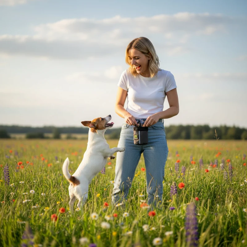 Maelson Treatee Mag Pouch – Magnetische Belohnungstasche für Hundetraining mit praktischem Clip