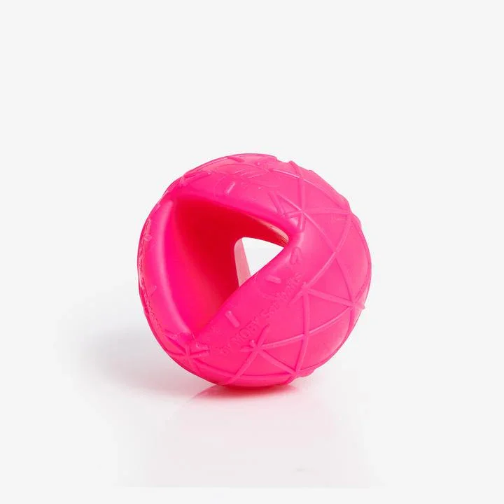 Öko Hundeball | Pink | BPA-frei | 100% recyclebar & Made in Germany | 2 Größen