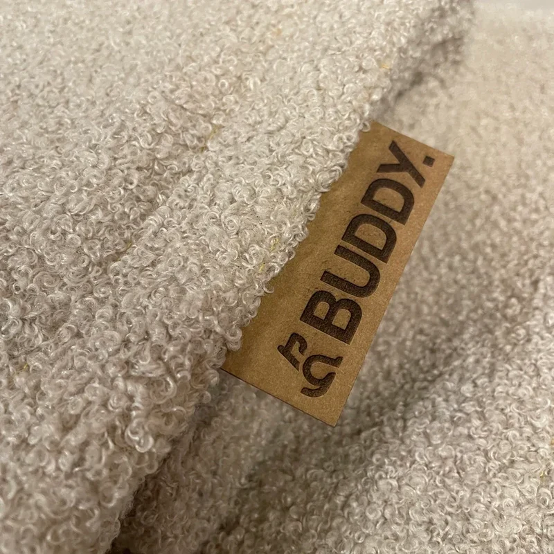 BUDDY. Hundedecke "LeFluff" | Recycelte Materialien | Oeko-Tex® Standard 100 | Beige