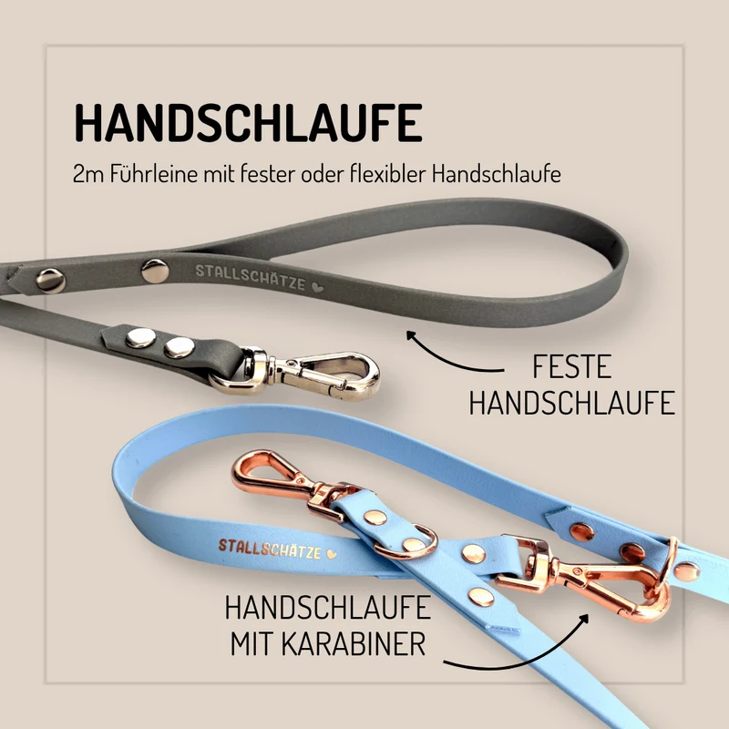 Biothane-Hundeleine 2m - individuell konfigurierbar