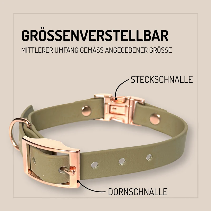 BioThane Hundehalsband - individuell konfigurierbar
