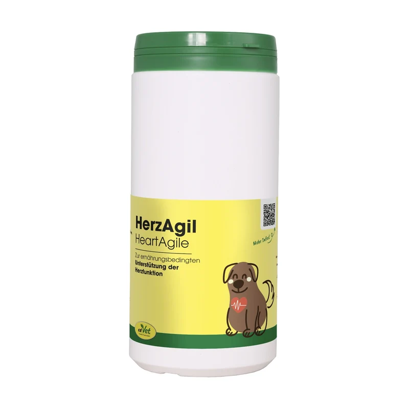 cdVet HerzAgil für mehr Vitalität und ein starkes Herz-Kreislaufsystem - Natürliche Herzunterstützung für Hunde & Katzen mit wertvollen Kräutern