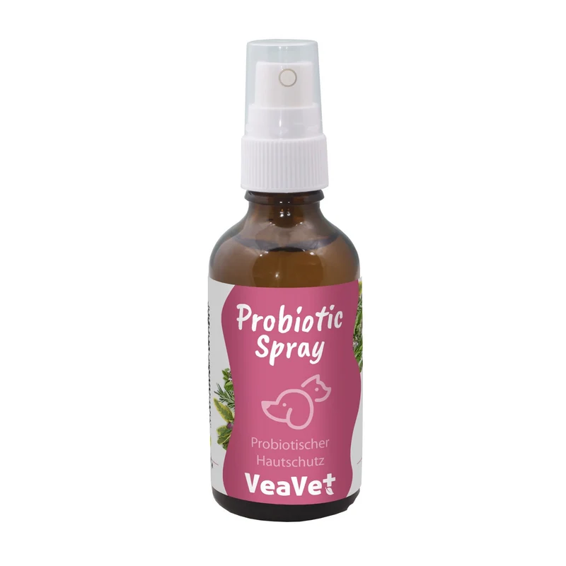 cdVet VeaVet Probiotic-Spray – Natürlicher Schutz bei Pilzen & Keimen für Hunde & Katzen mit probiotischer Hautpflege