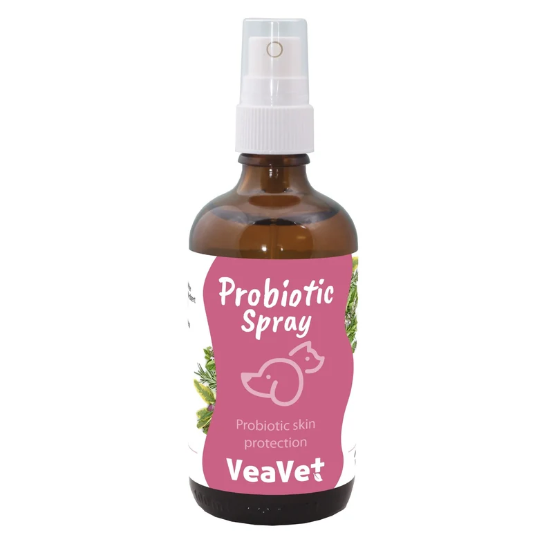 cdVet VeaVet Probiotic-Spray – Natürlicher Schutz bei Pilzen & Keimen für Hunde & Katzen mit probiotischer Hautpflege