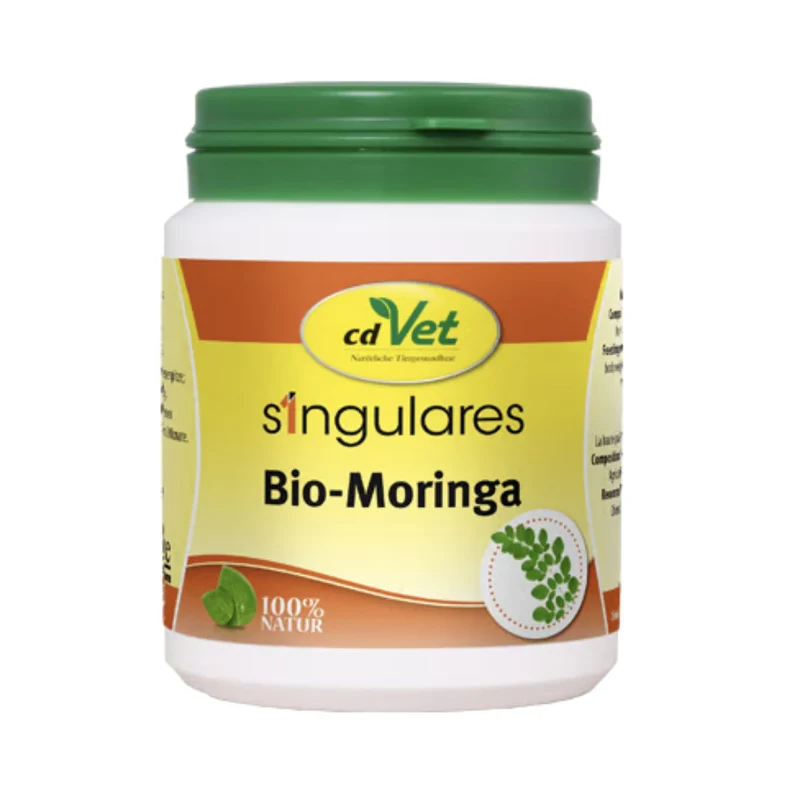 cdVet Singulares Moringa – Premium Superfood-Pulver für Vitalität & Immunstärkung bei Hund & Katze
