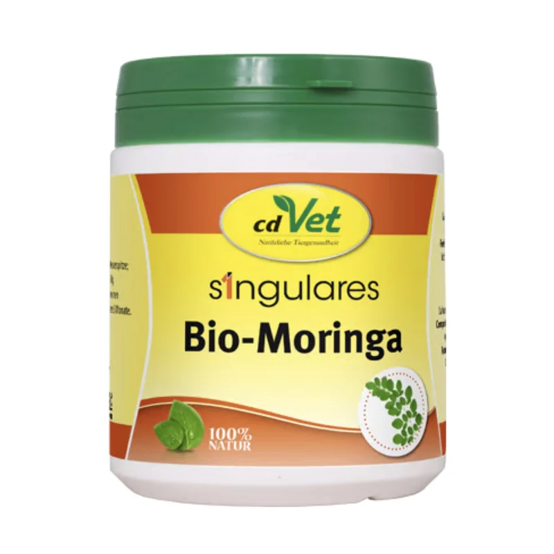 cdVet Singulares Moringa – Premium Superfood-Pulver für Vitalität & Immunstärkung bei Hund & Katze