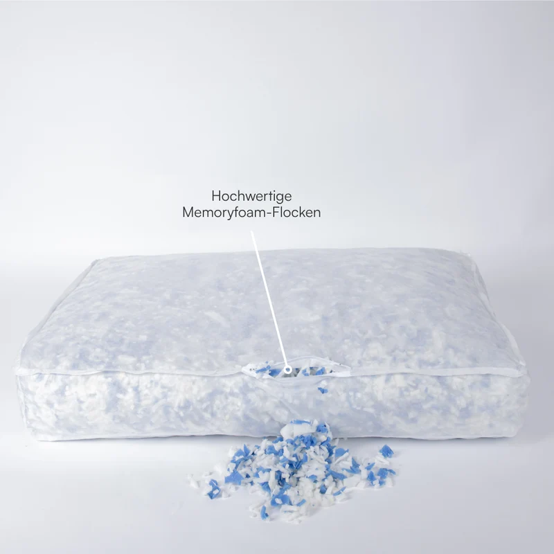 Hundebett Clean von Caruso - orthopädisch - recycelter PET-Bezug - Oeko-Tex® Standard - 2 Farben