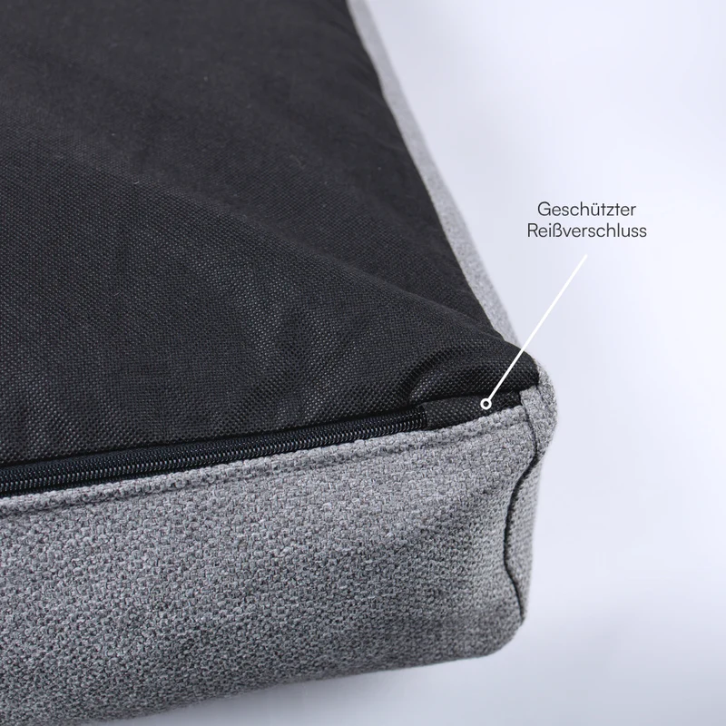 Hundebett Clean von Caruso - orthopädisch - recycelter PET-Bezug - Oeko-Tex® Standard - 2 Farben