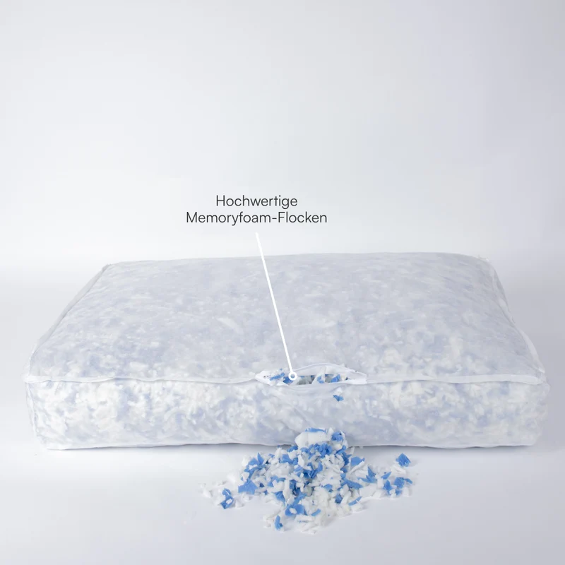 Hundebett Clean von Caruso - orthopädisch - recycelter PET-Bezug - Oeko-Tex® Standard - 2 Farben