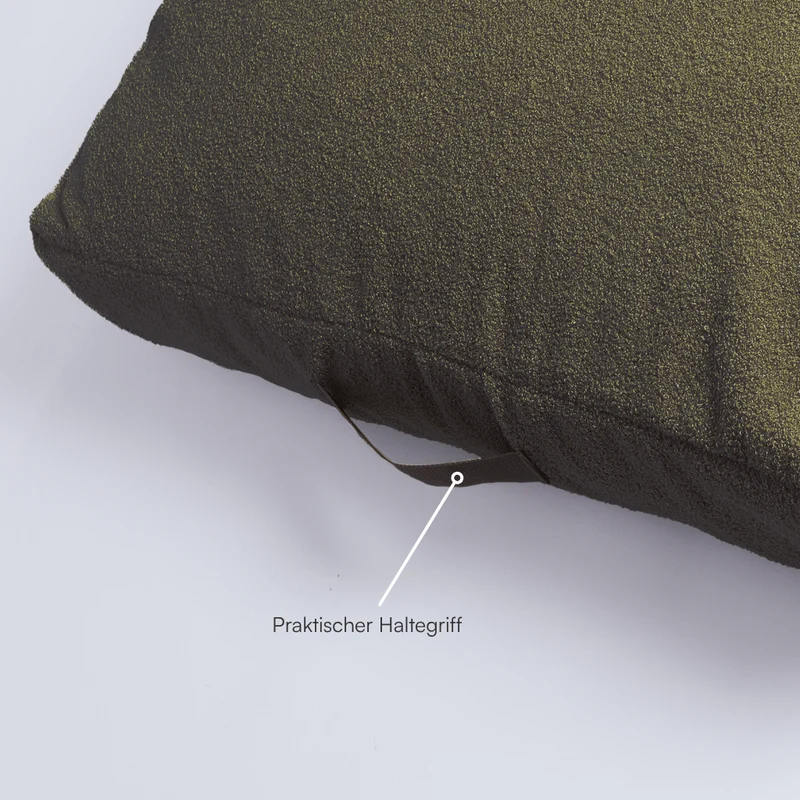 Hundebett Teddy von Caruso - orthopädisch - recycelter PET-Bezug - Oeko-Tex® Standard - 3 Farben & Größen