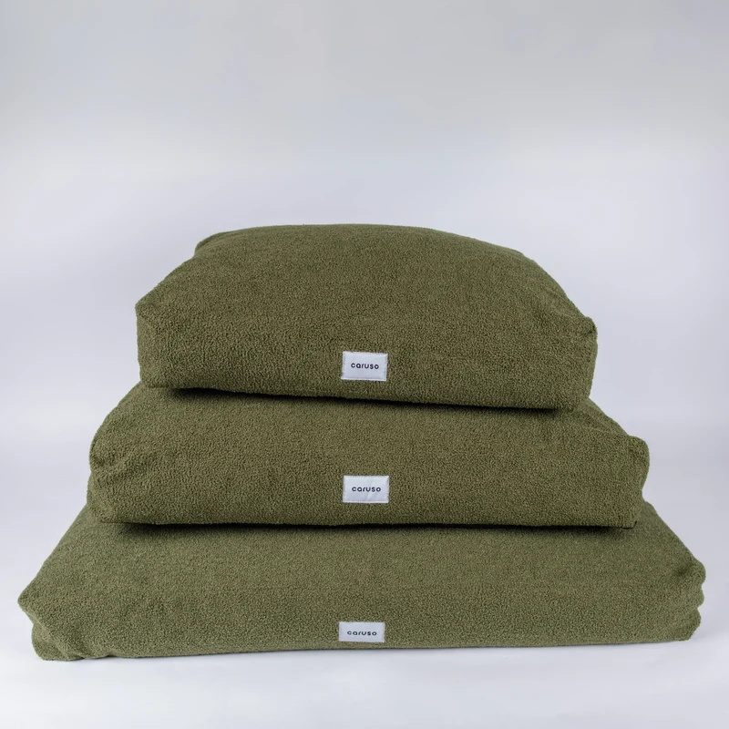 Hundebett Teddy von Caruso - orthopädisch - recycelter PET-Bezug - Oeko-Tex® Standard - 3 Farben & Größen