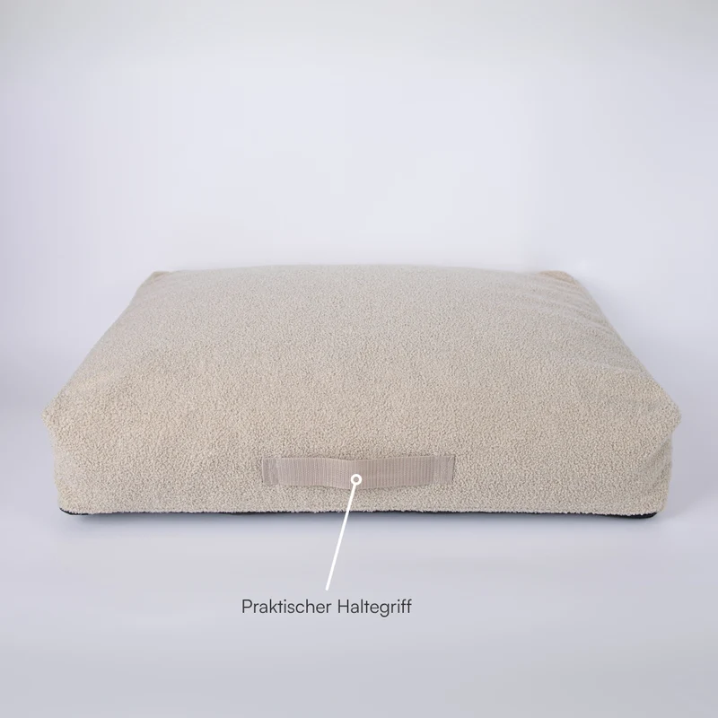 Hundebett Teddy von Caruso - orthopädisch - recycelter PET-Bezug - Oeko-Tex® Standard - 3 Farben & Größen