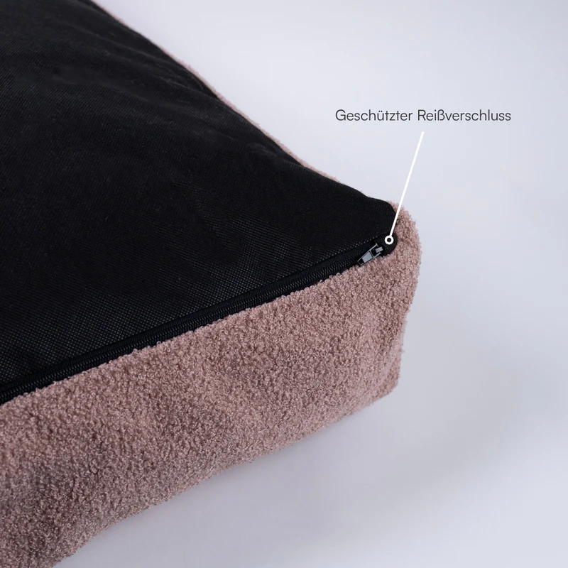 Hundebett Teddy von Caruso - orthopädisch - recycelter PET-Bezug - Oeko-Tex® Standard - 3 Farben & Größen