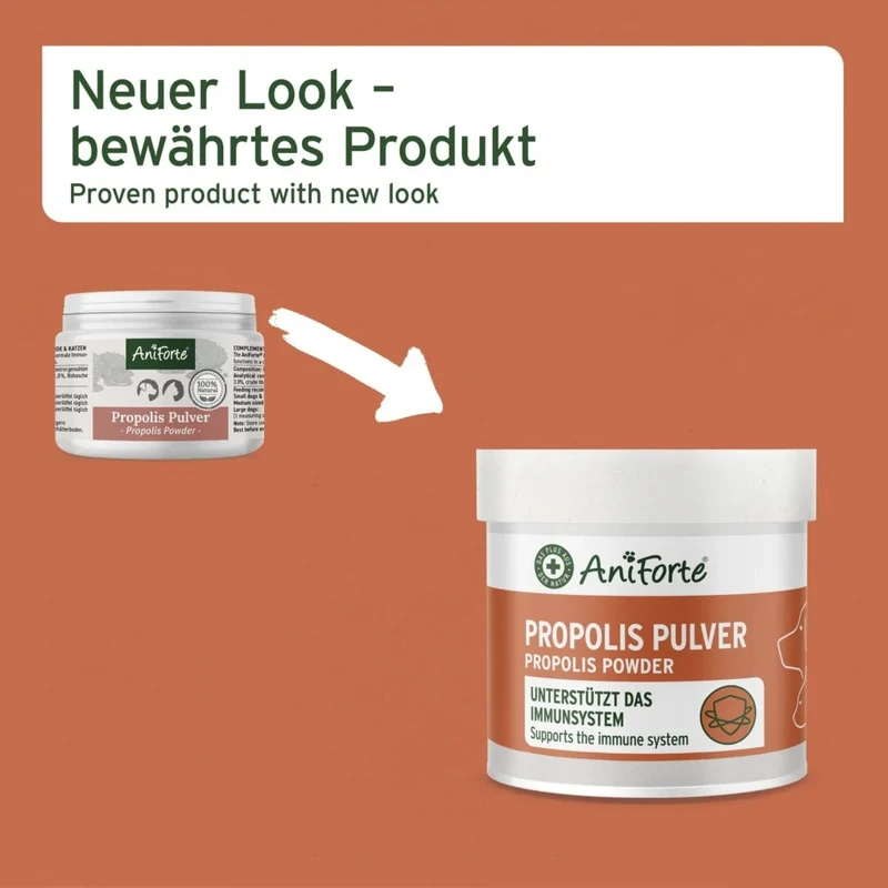 AniForte Natürliches Propolis Pulver für Hunde – Immunsystem & Hautgesundheit stärken