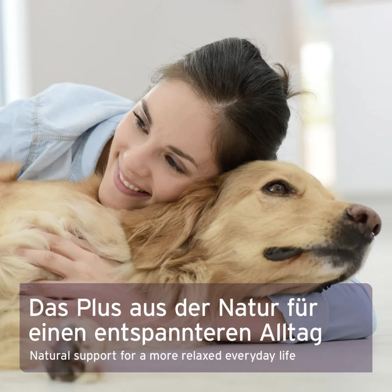 AniForte Calm & Relax – Natürliches Beruhigungspulver für ängstliche & nervöse Hunde – Pflanzliche Kräutermischung gegen Stress, Angst & Unruhe