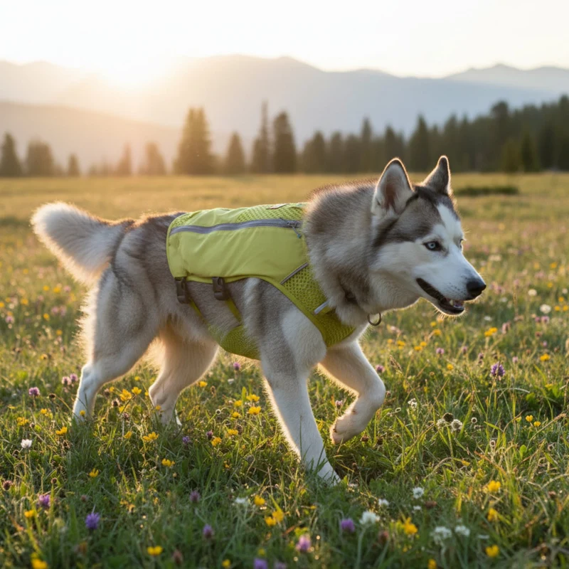 Ruffwear Trail Runner Running Vest – Ultraleichte Laufweste mit Trinkrucksack für aktive Hunde beim Joggen, Wandern & Trail Running