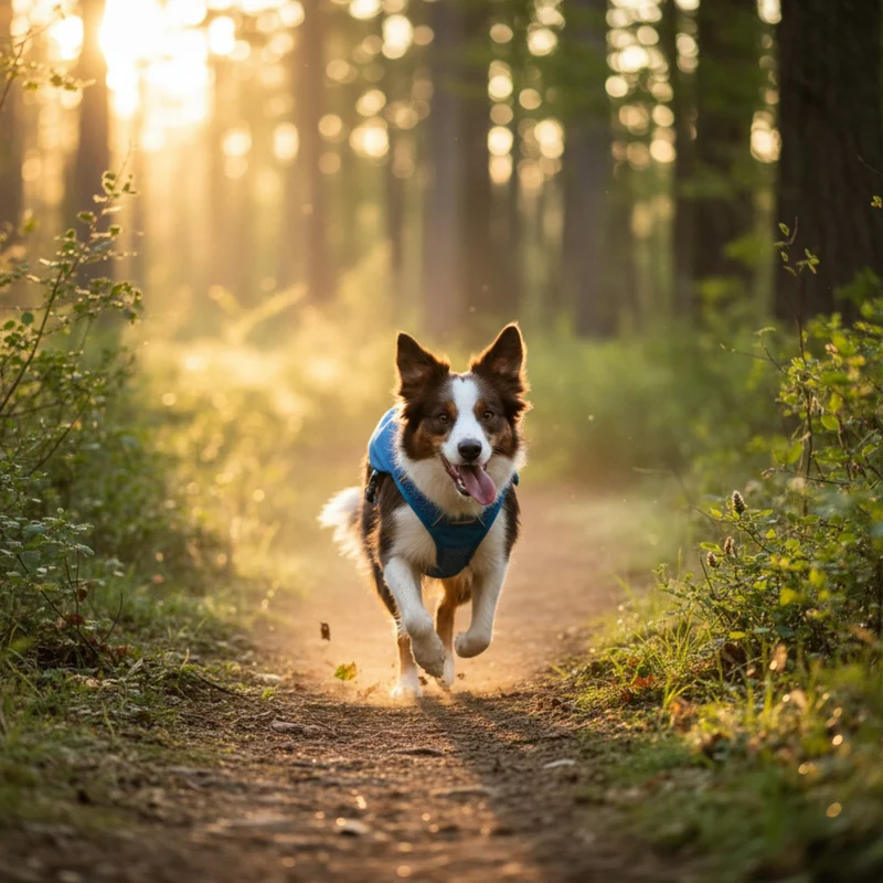 Ruffwear Trail Runner Running Vest – Ultraleichte Laufweste mit Trinkrucksack für aktive Hunde beim Joggen, Wandern & Trail Running