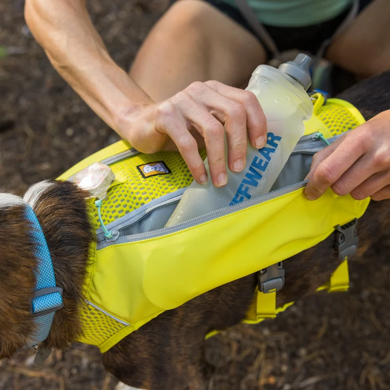 Ruffwear Trail Runner Running Vest – Ultraleichte Laufweste mit Trinkrucksack für aktive Hunde beim Joggen, Wandern & Trail Running