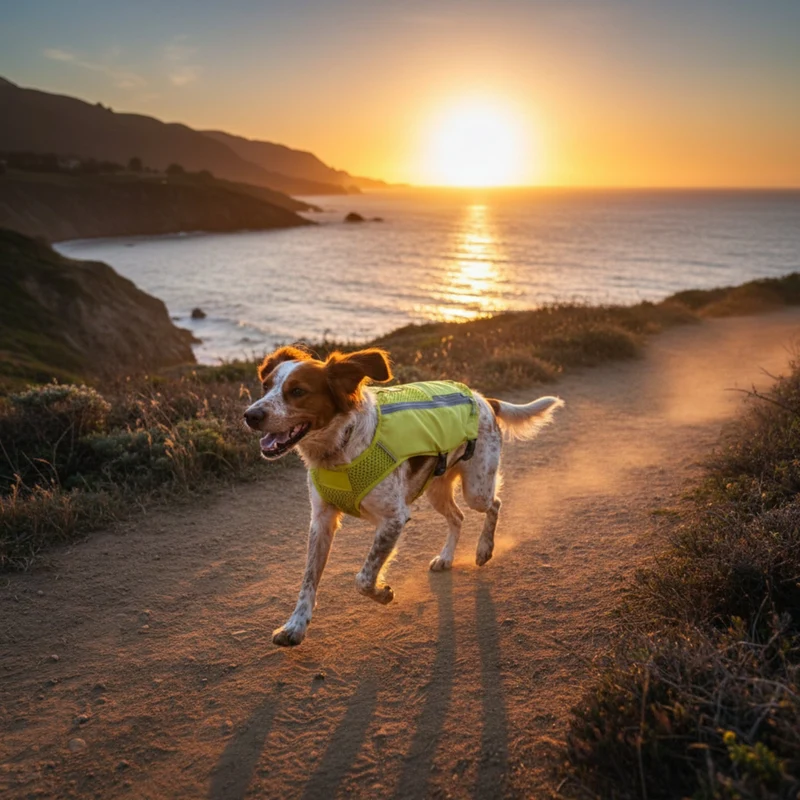 Ruffwear Trail Runner Running Vest – Ultraleichte Laufweste mit Trinkrucksack für aktive Hunde beim Joggen, Wandern & Trail Running