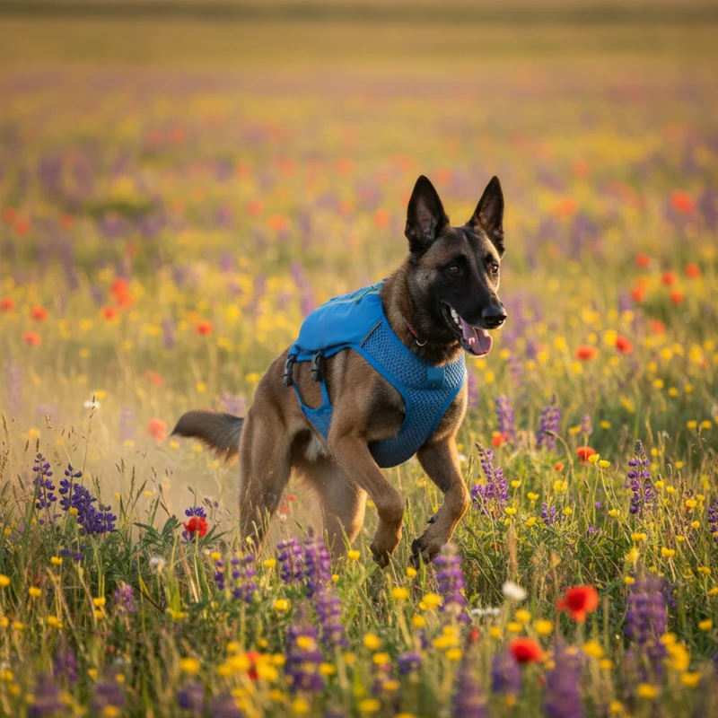 Ruffwear Trail Runner Running Vest – Ultraleichte Laufweste mit Trinkrucksack für aktive Hunde beim Joggen, Wandern & Trail Running