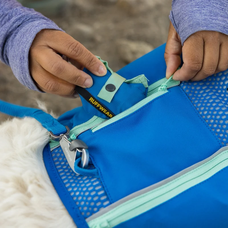 Ruffwear Trail Runner Running Vest – Ultraleichte Laufweste mit Trinkrucksack für aktive Hunde beim Joggen, Wandern & Trail Running