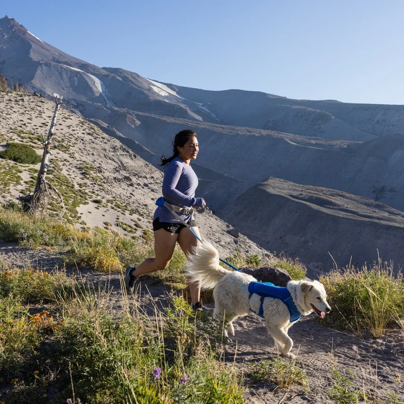 Ruffwear Trail Runner Running Vest – Ultraleichte Laufweste mit Trinkrucksack für aktive Hunde beim Joggen, Wandern & Trail Running