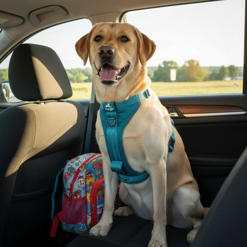 Kurgo Tru-Fit Hundegeschirr – Sicheres Auto-Sicherheitsgeschirr mit Crashtest-Zertifizierung