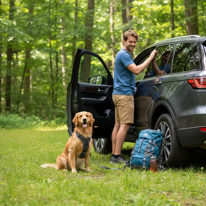 Kurgo Tru-Fit Hundegeschirr – Sicheres Auto-Sicherheitsgeschirr mit Crashtest-Zertifizierung