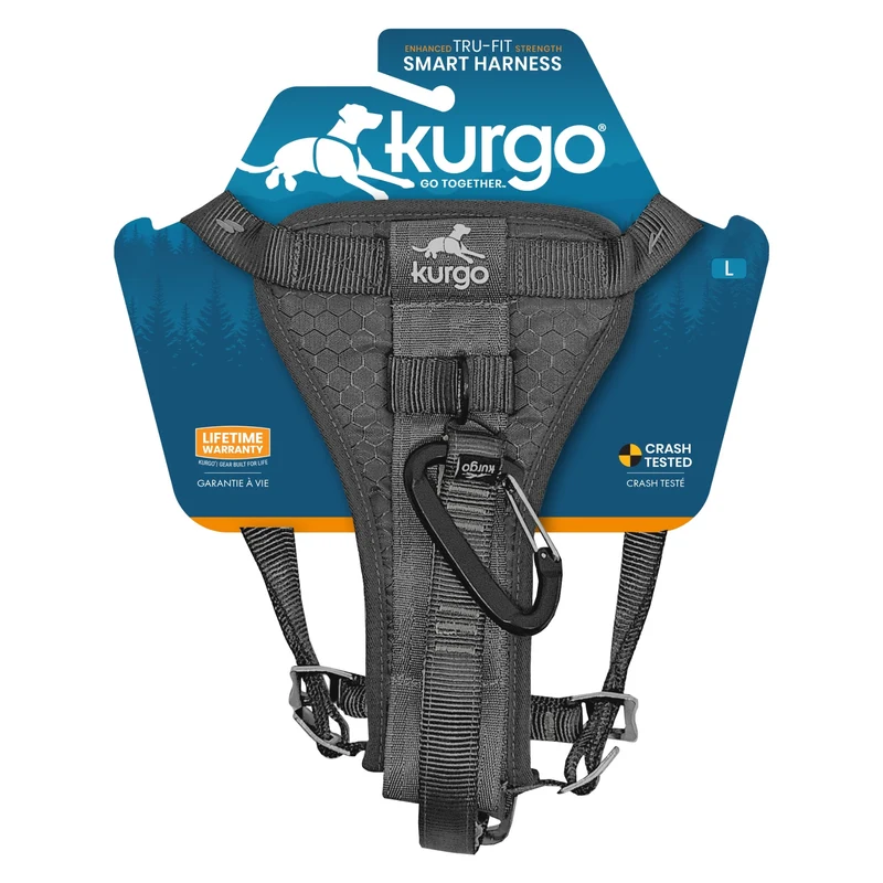 Kurgo Tru-Fit Hundegeschirr – Sicheres Auto-Sicherheitsgeschirr mit Crashtest-Zertifizierung