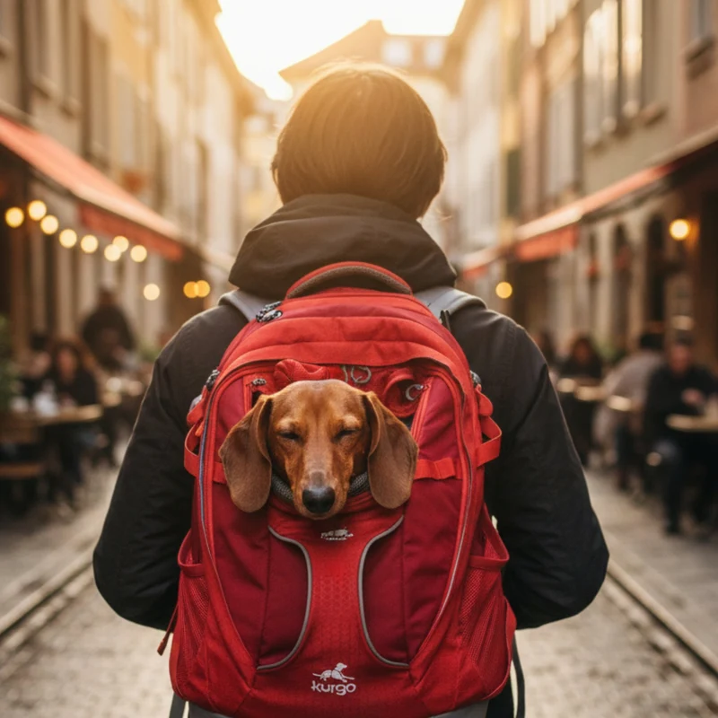 Kurgo G-Train Hunderucksack – Tragerucksack & Transporttasche für Hunde bis 11 kg