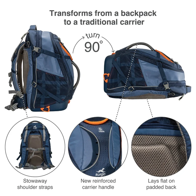 Kurgo G-Train Hunderucksack – Tragerucksack & Transporttasche für Hunde bis 11 kg