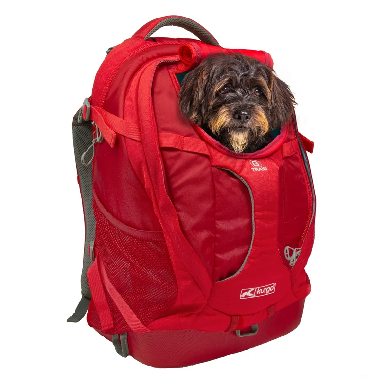Kurgo G-Train Hunderucksack – Tragerucksack & Transporttasche für Hunde bis 11 kg