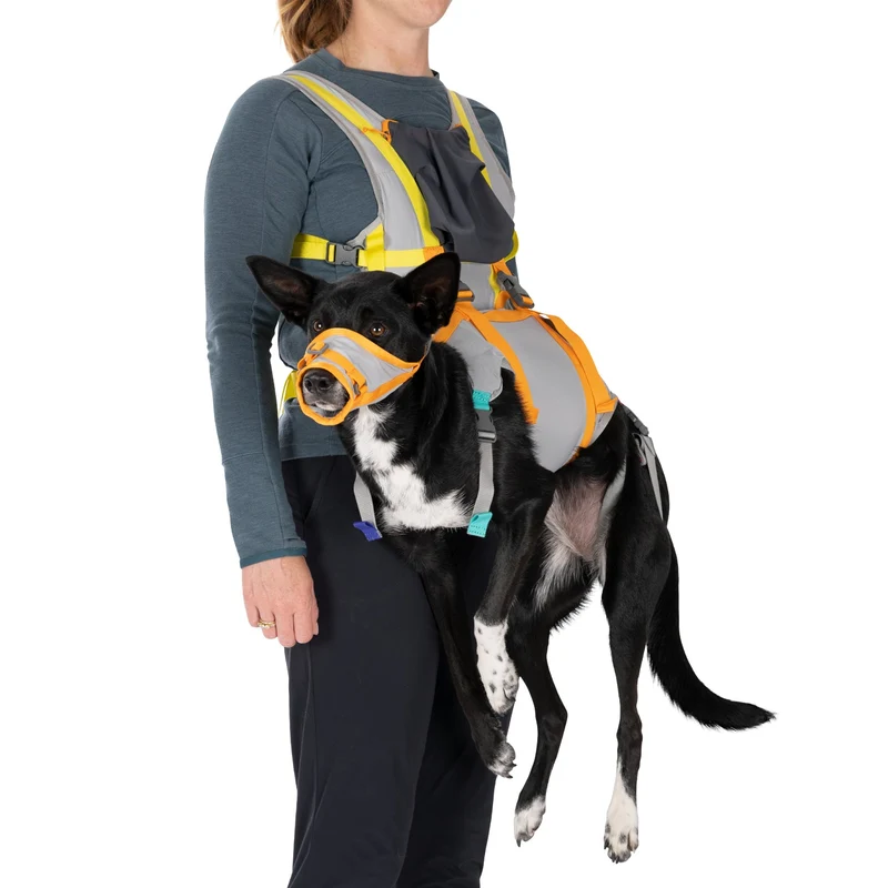 Ruffwear BackTrak Evakuierungsgeschirr – Professionelles Rettungsgeschirr für sichere Hundebergung in Notfällen, bei Verletzungen und schwierigem Gelände