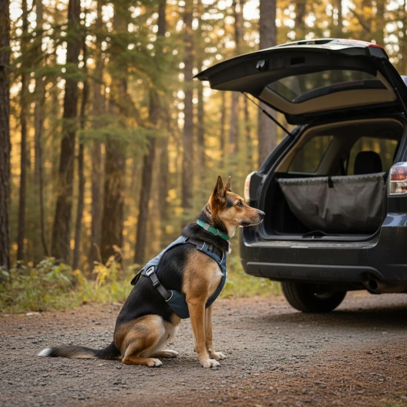 Ruffwear Load Up Harness – Crashgetestetes Auto-Sicherheitsgeschirr für entspannte & sichere Autofahrten mit deinem Hund