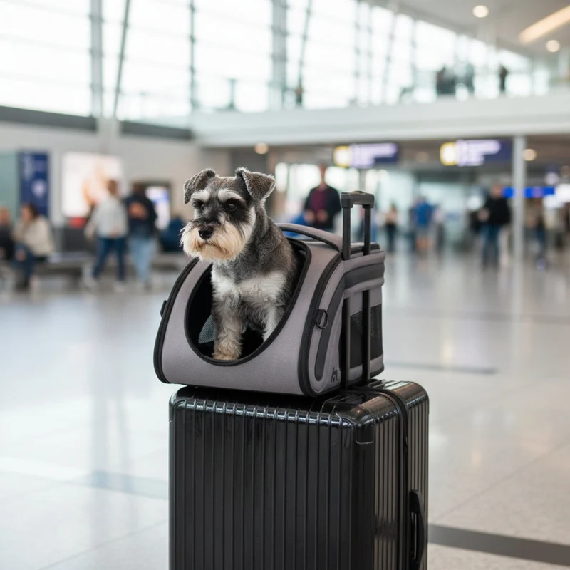 Maelson Snuggle Kennel Hundetransportbox – Flugzeug-zugelassen, faltbar & komfortabel für Auto, Reisen & Tierarzt