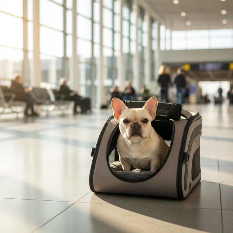 Maelson Snuggle Kennel Hundetransportbox – Flugzeug-zugelassen, faltbar & komfortabel für Auto, Reisen & Tierarzt